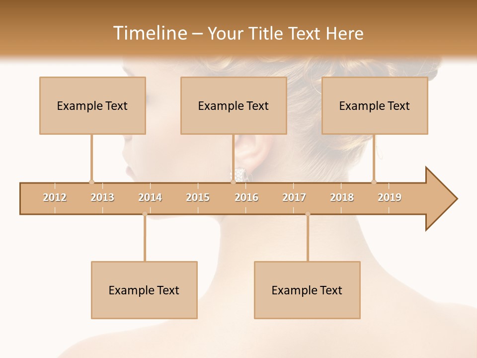Sexy  Hairdo PowerPoint Template