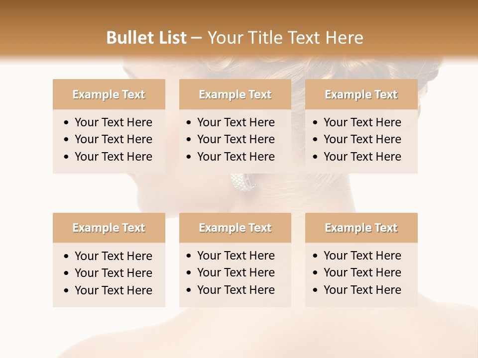 Sexy  Hairdo PowerPoint Template