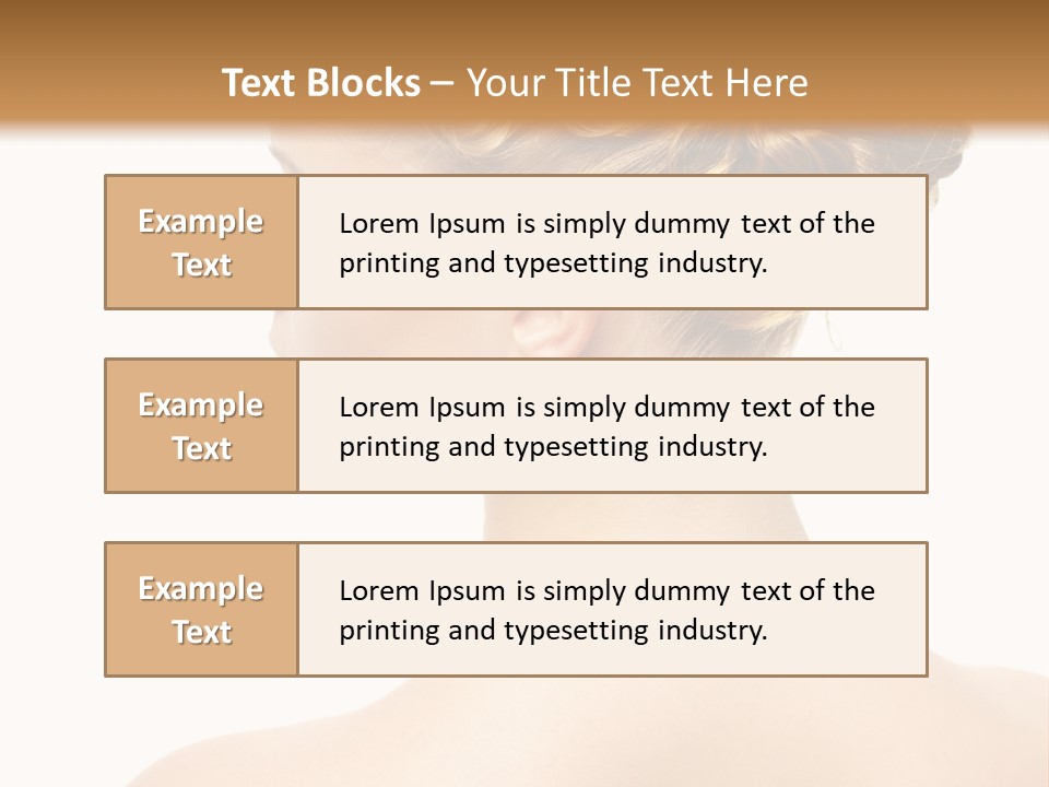 Sexy  Hairdo PowerPoint Template