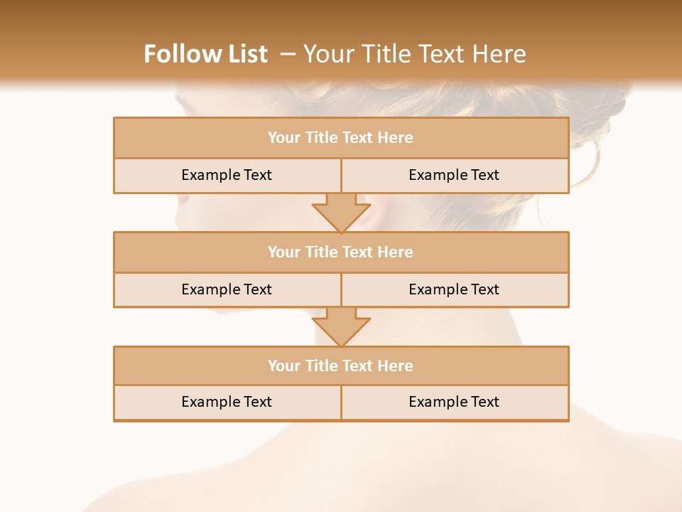 Sexy  Hairdo PowerPoint Template