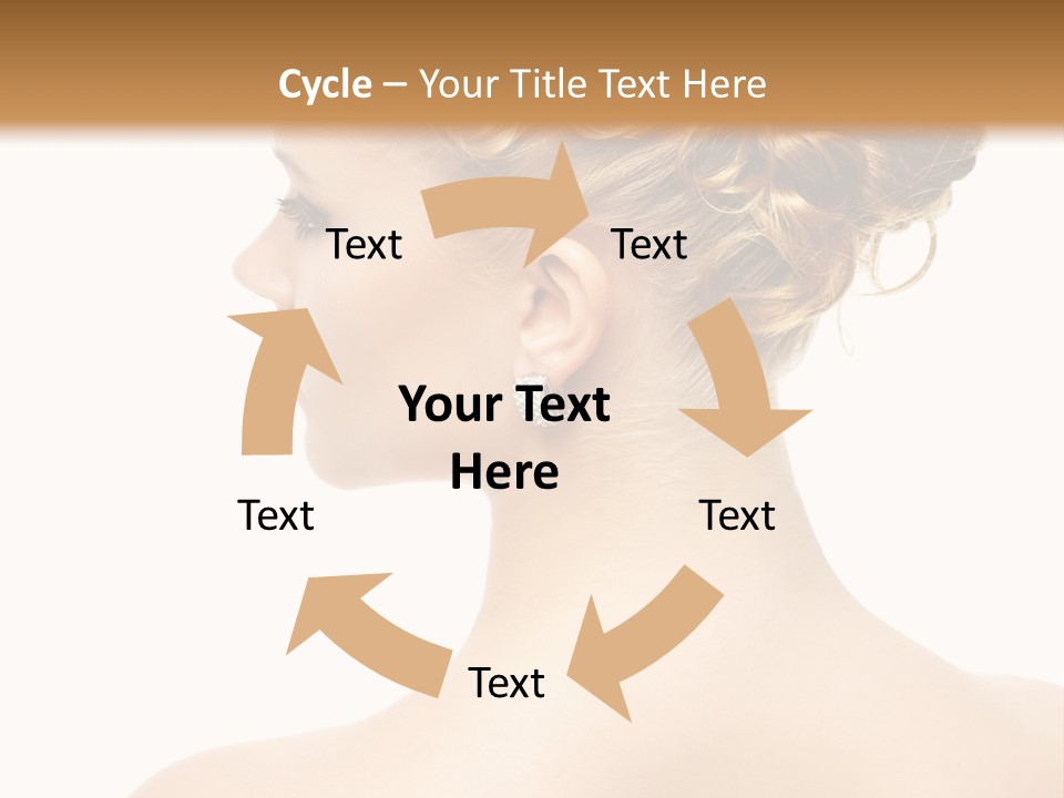 Sexy  Hairdo PowerPoint Template