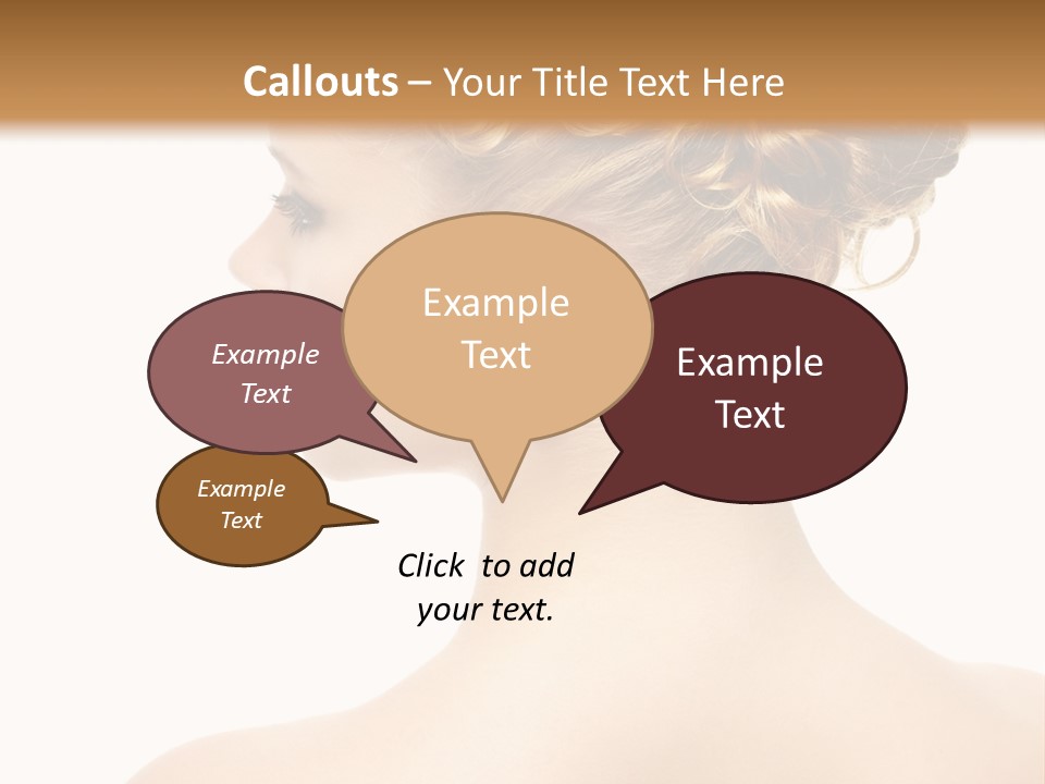 Sexy  Hairdo PowerPoint Template