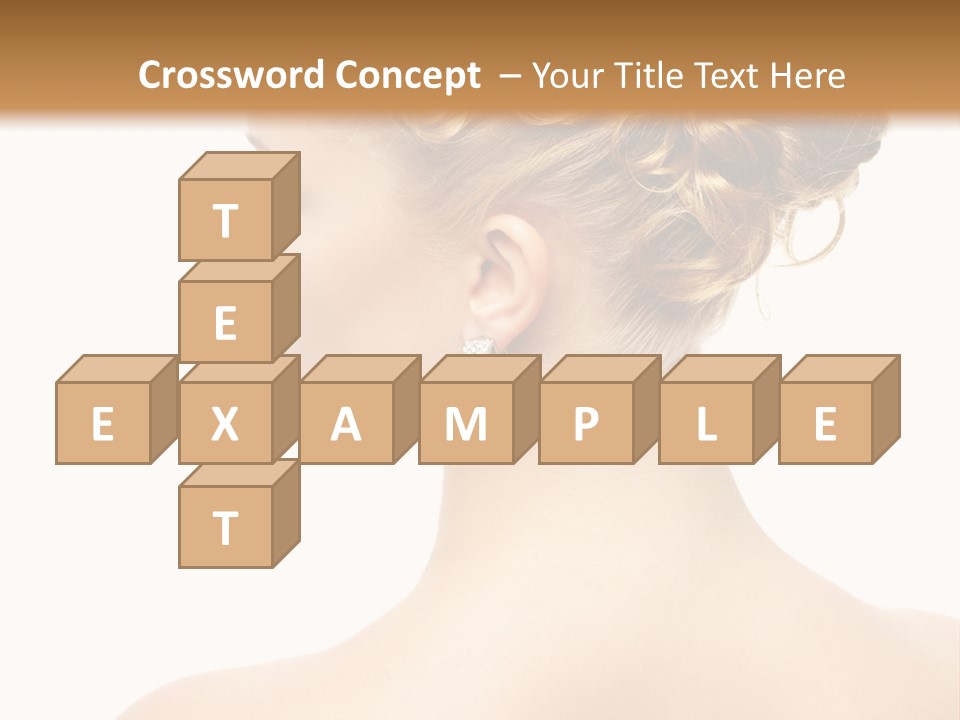 Sexy  Hairdo PowerPoint Template