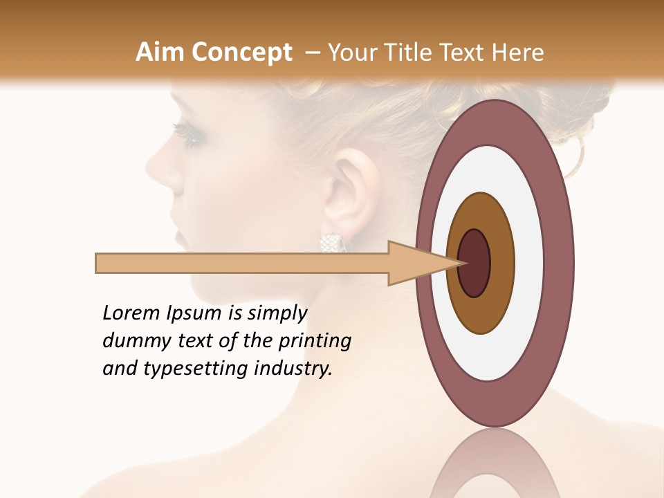 Sexy  Hairdo PowerPoint Template