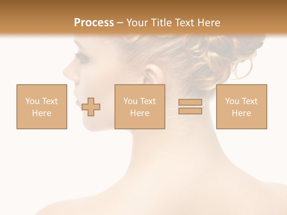 Sexy  Hairdo PowerPoint Template