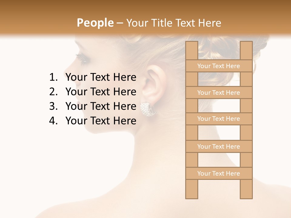 Sexy  Hairdo PowerPoint Template