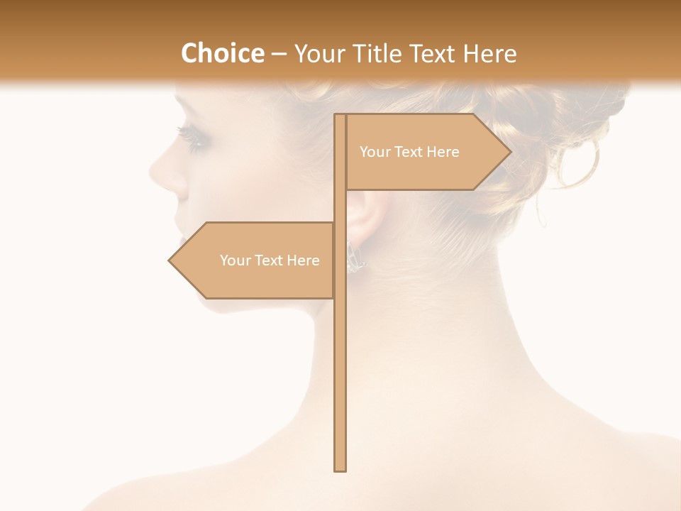 Sexy  Hairdo PowerPoint Template