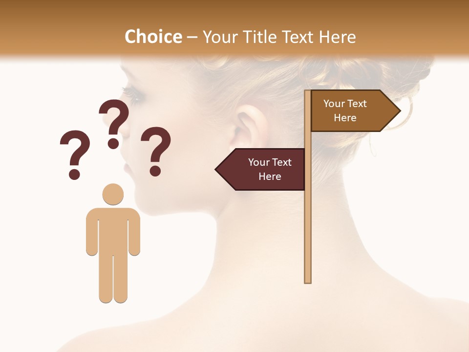 Sexy  Hairdo PowerPoint Template