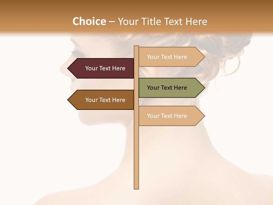 Sexy  Hairdo PowerPoint Template
