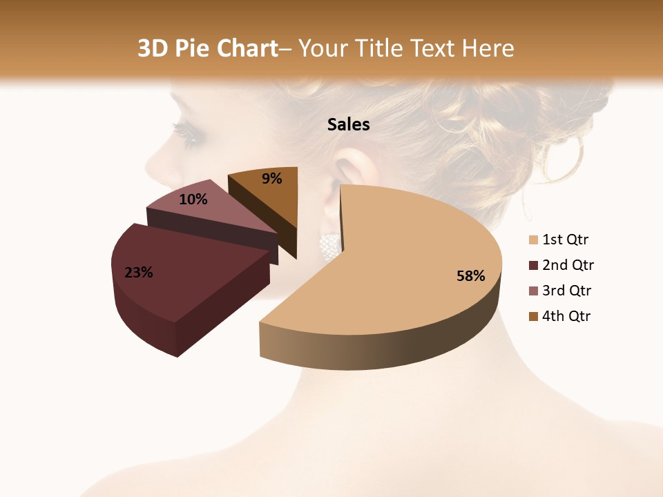 Sexy  Hairdo PowerPoint Template