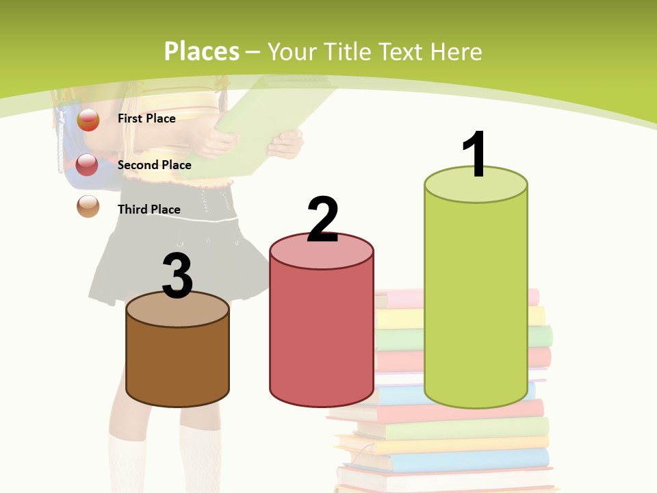 Beautiful Girl Happiness PowerPoint Template