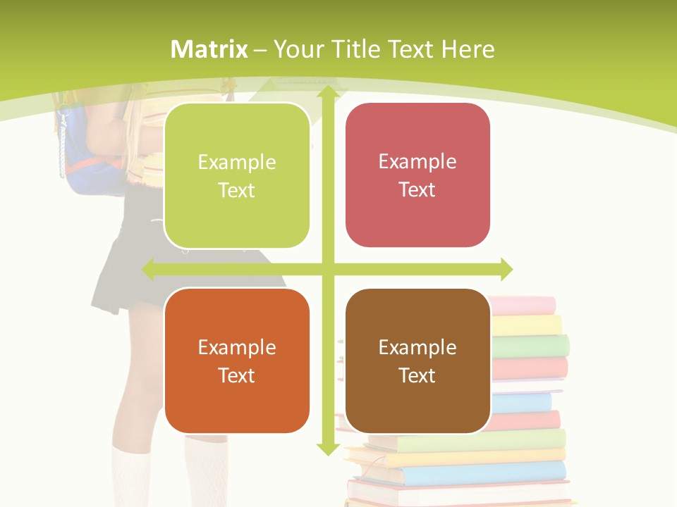 Beautiful Girl Happiness PowerPoint Template