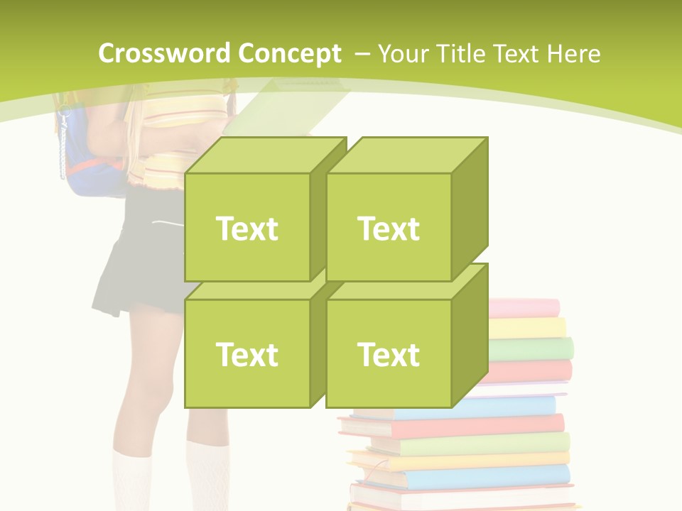 Beautiful Girl Happiness PowerPoint Template