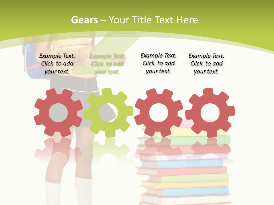 Beautiful Girl Happiness PowerPoint Template