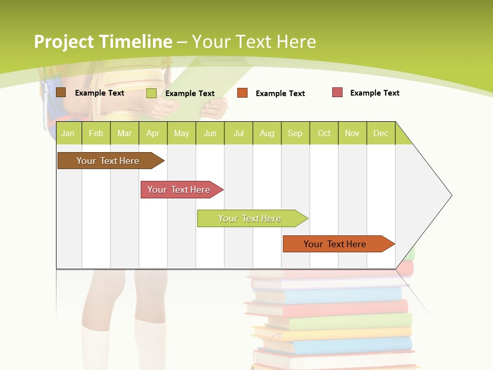 Beautiful Girl Happiness PowerPoint Template