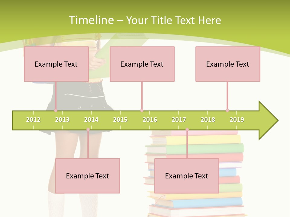 Beautiful Girl Happiness PowerPoint Template