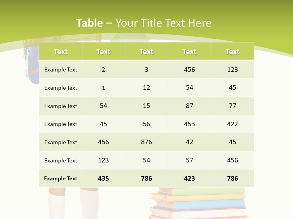 Beautiful Girl Happiness PowerPoint Template