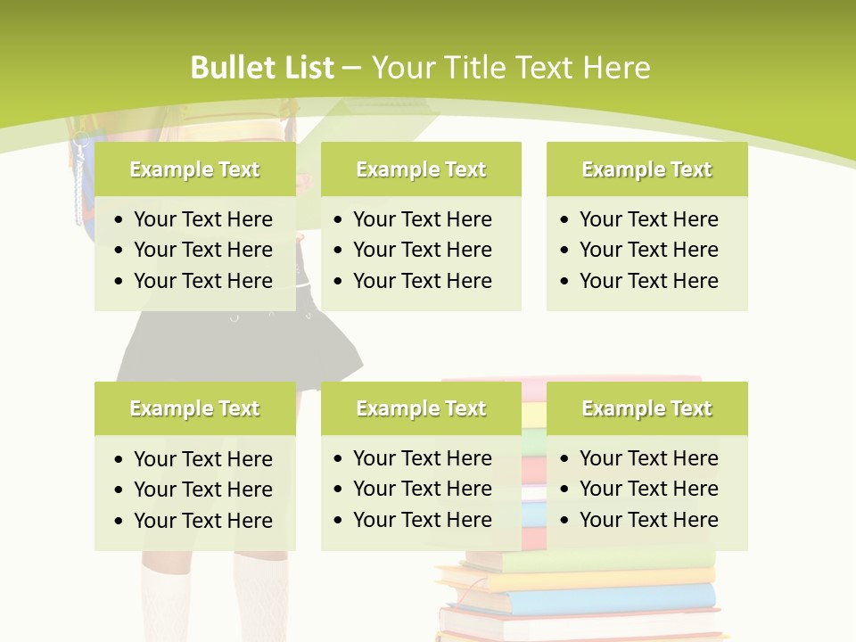 Beautiful Girl Happiness PowerPoint Template