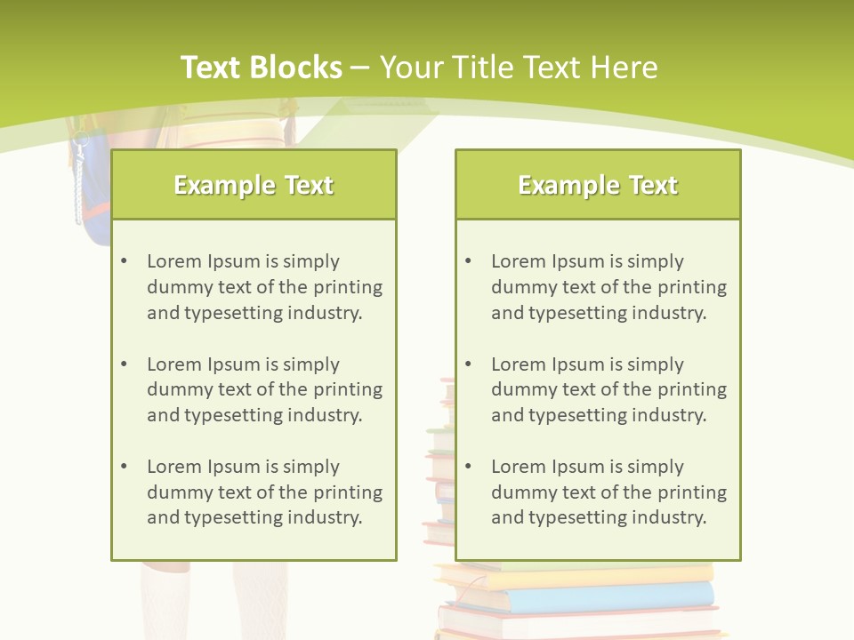 Beautiful Girl Happiness PowerPoint Template