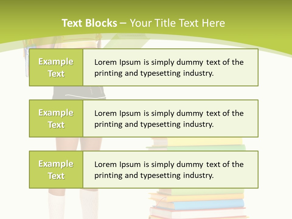 Beautiful Girl Happiness PowerPoint Template