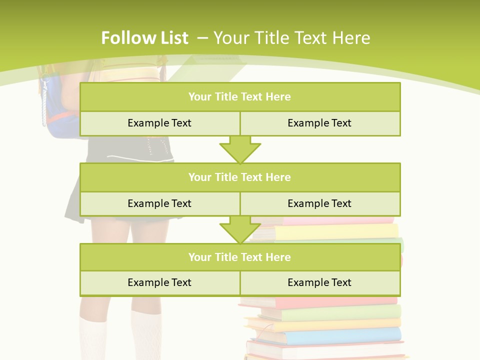 Beautiful Girl Happiness PowerPoint Template