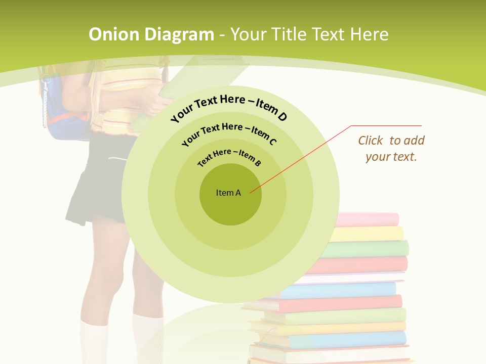 Beautiful Girl Happiness PowerPoint Template