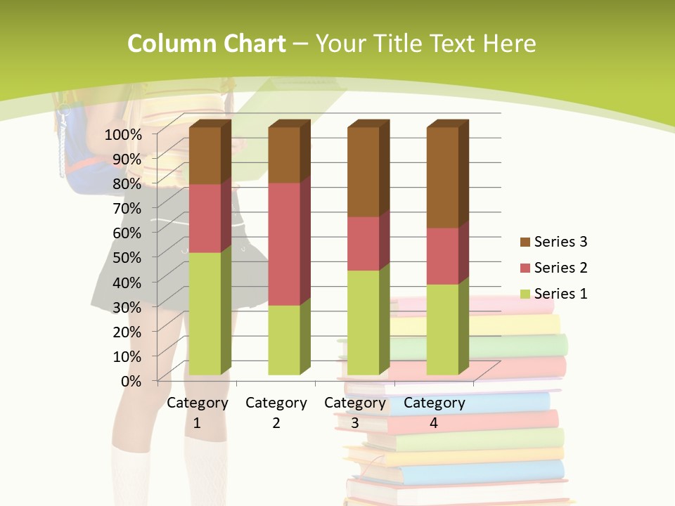 Beautiful Girl Happiness PowerPoint Template