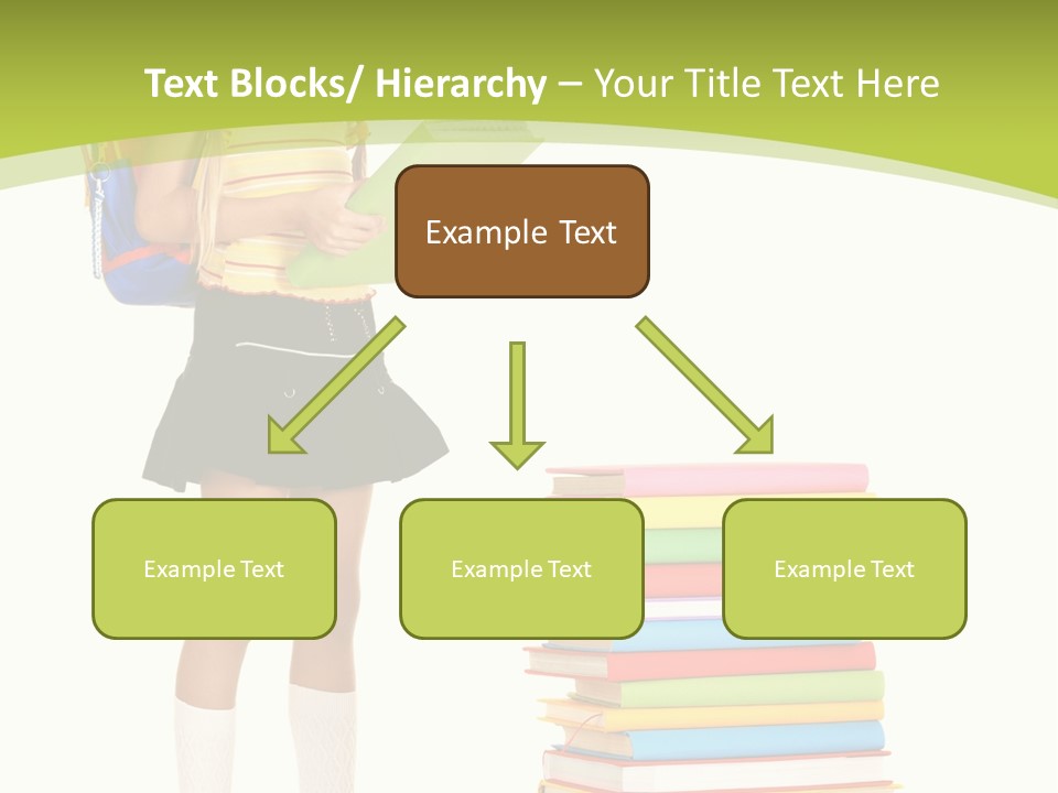 Beautiful Girl Happiness PowerPoint Template