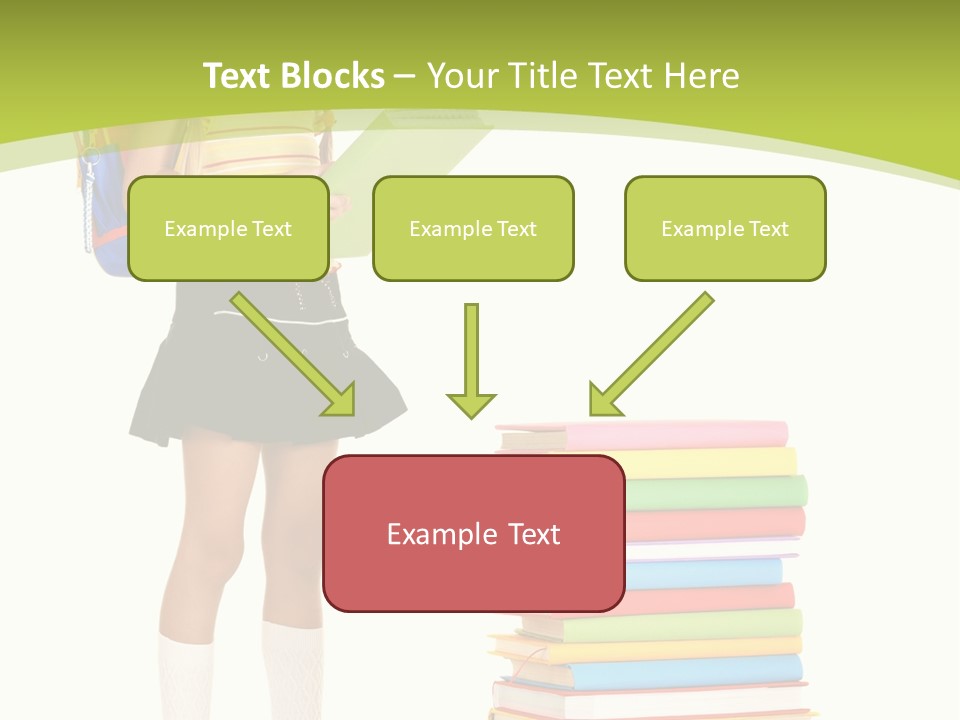 Beautiful Girl Happiness PowerPoint Template