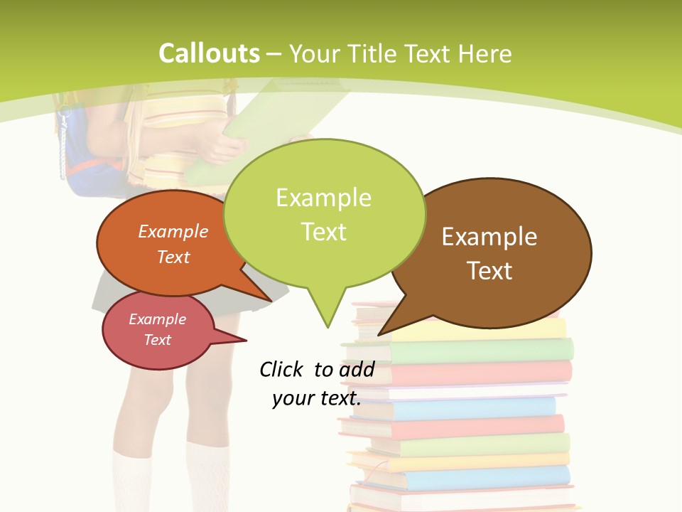 Beautiful Girl Happiness PowerPoint Template