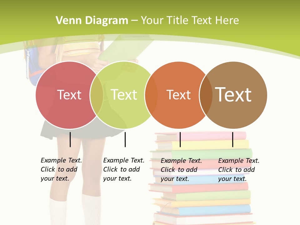 Beautiful Girl Happiness PowerPoint Template