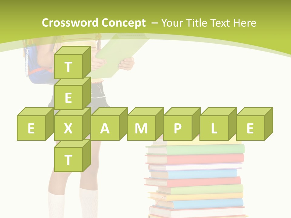 Beautiful Girl Happiness PowerPoint Template