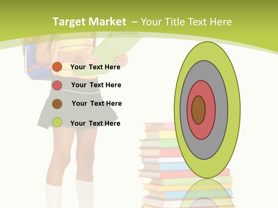 Beautiful Girl Happiness PowerPoint Template