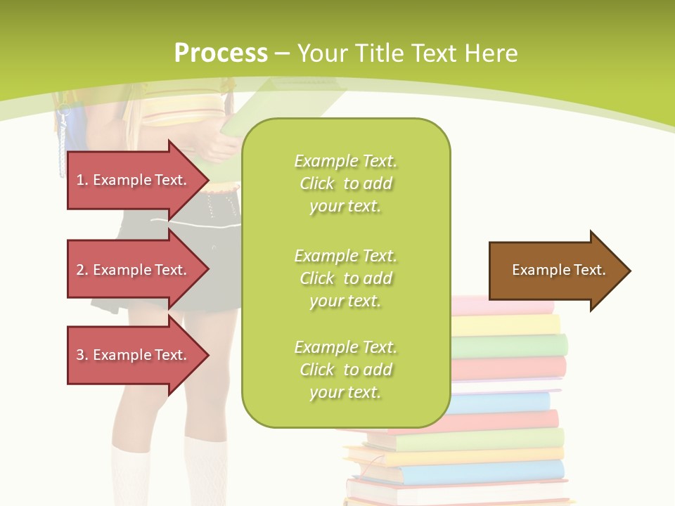 Beautiful Girl Happiness PowerPoint Template