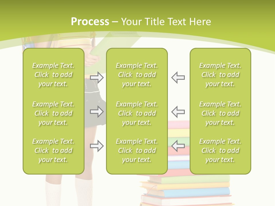 Beautiful Girl Happiness PowerPoint Template