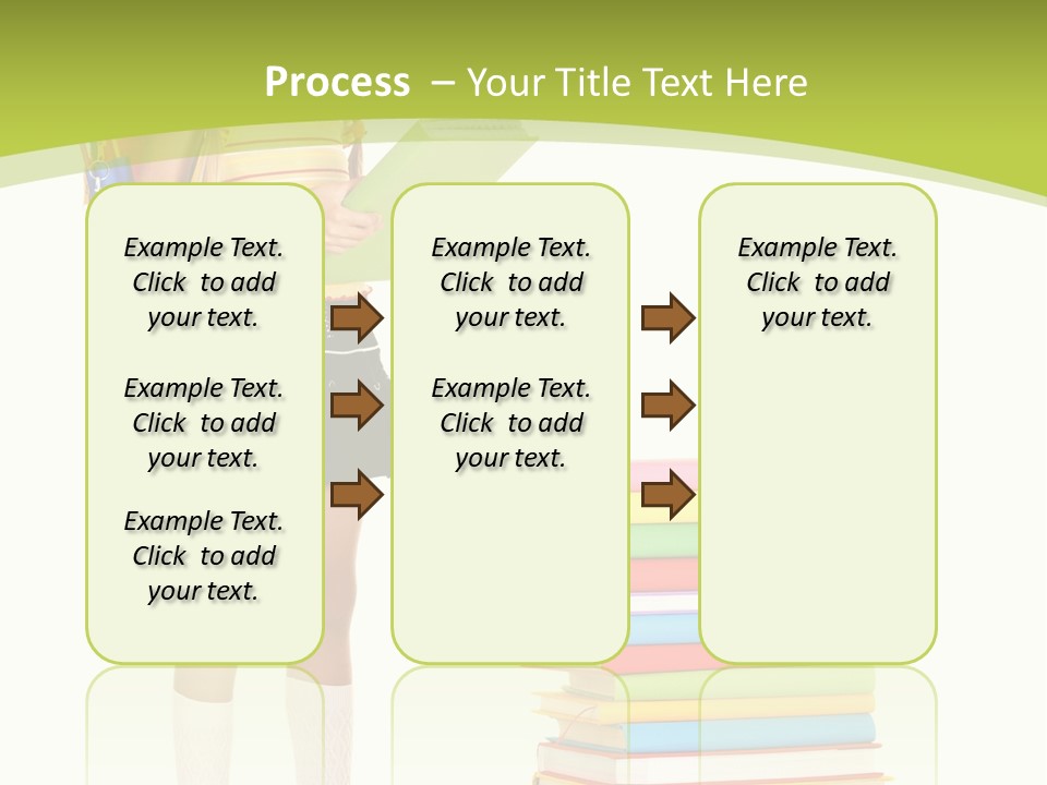 Beautiful Girl Happiness PowerPoint Template