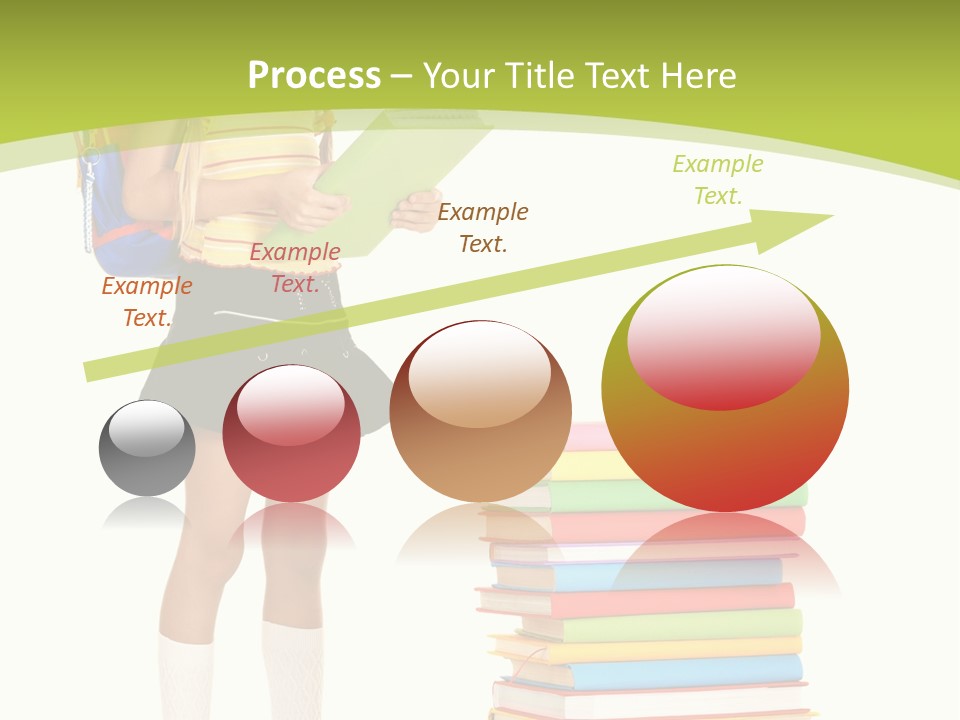 Beautiful Girl Happiness PowerPoint Template