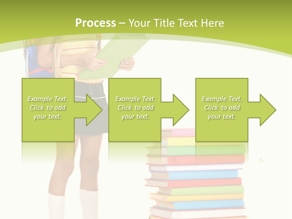 Beautiful Girl Happiness PowerPoint Template