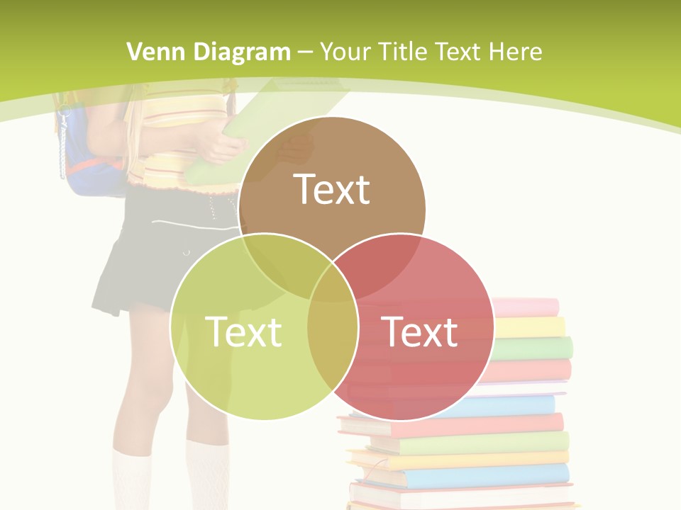 Beautiful Girl Happiness PowerPoint Template