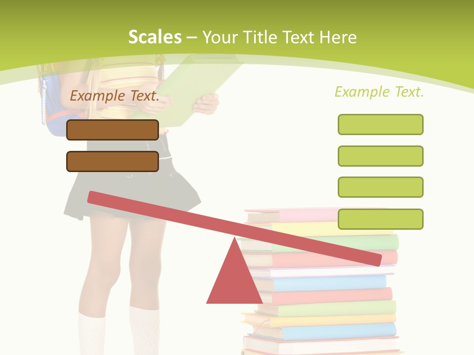 Beautiful Girl Happiness PowerPoint Template