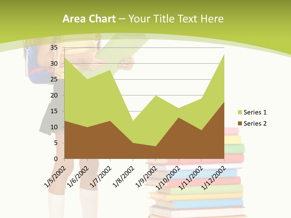 Beautiful Girl Happiness PowerPoint Template