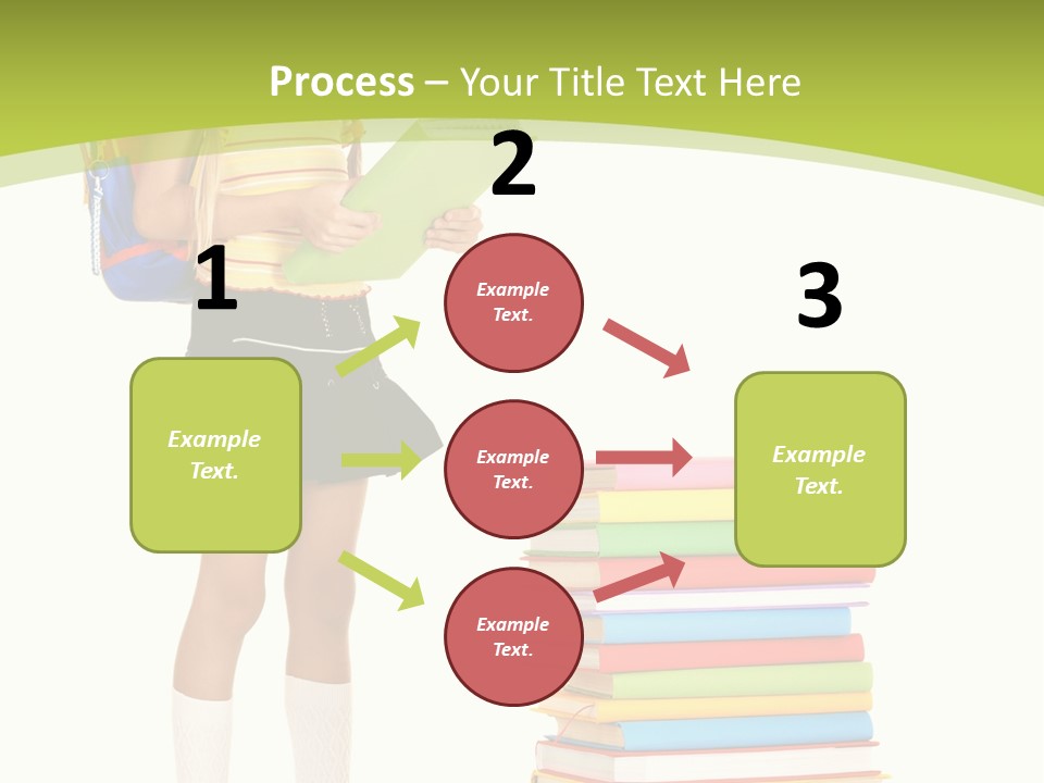 Beautiful Girl Happiness PowerPoint Template