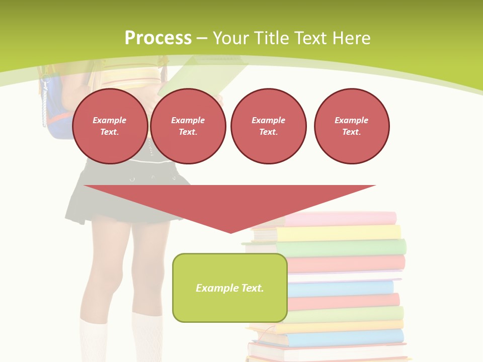 Beautiful Girl Happiness PowerPoint Template