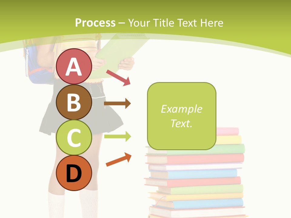 Beautiful Girl Happiness PowerPoint Template