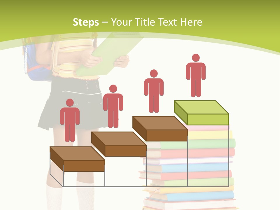 Beautiful Girl Happiness PowerPoint Template