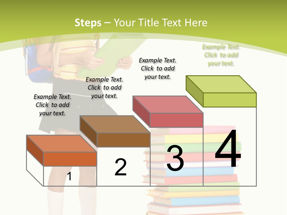 Beautiful Girl Happiness PowerPoint Template