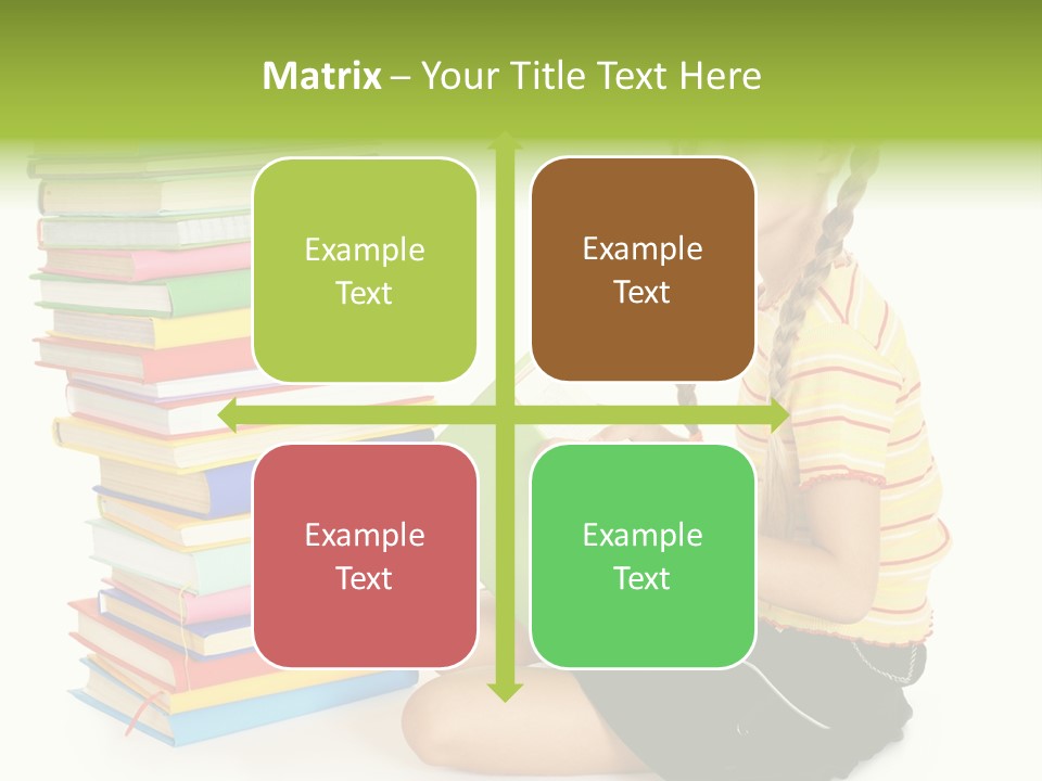 Orange People One Person PowerPoint Template