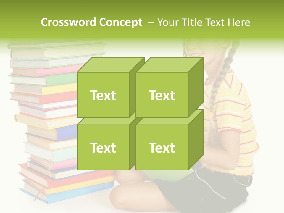 Orange People One Person PowerPoint Template