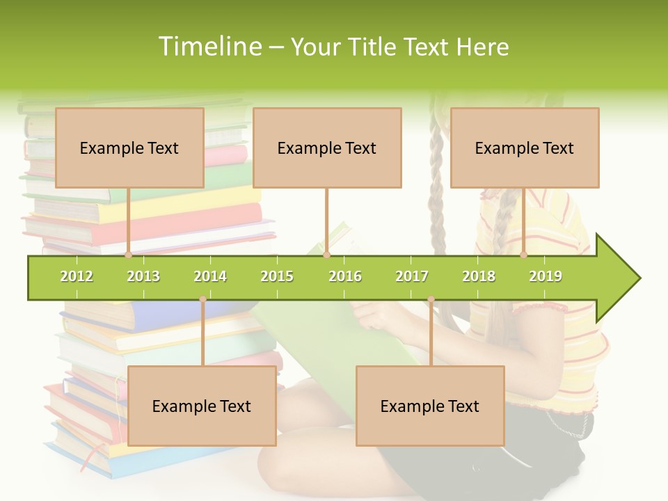 Orange People One Person PowerPoint Template