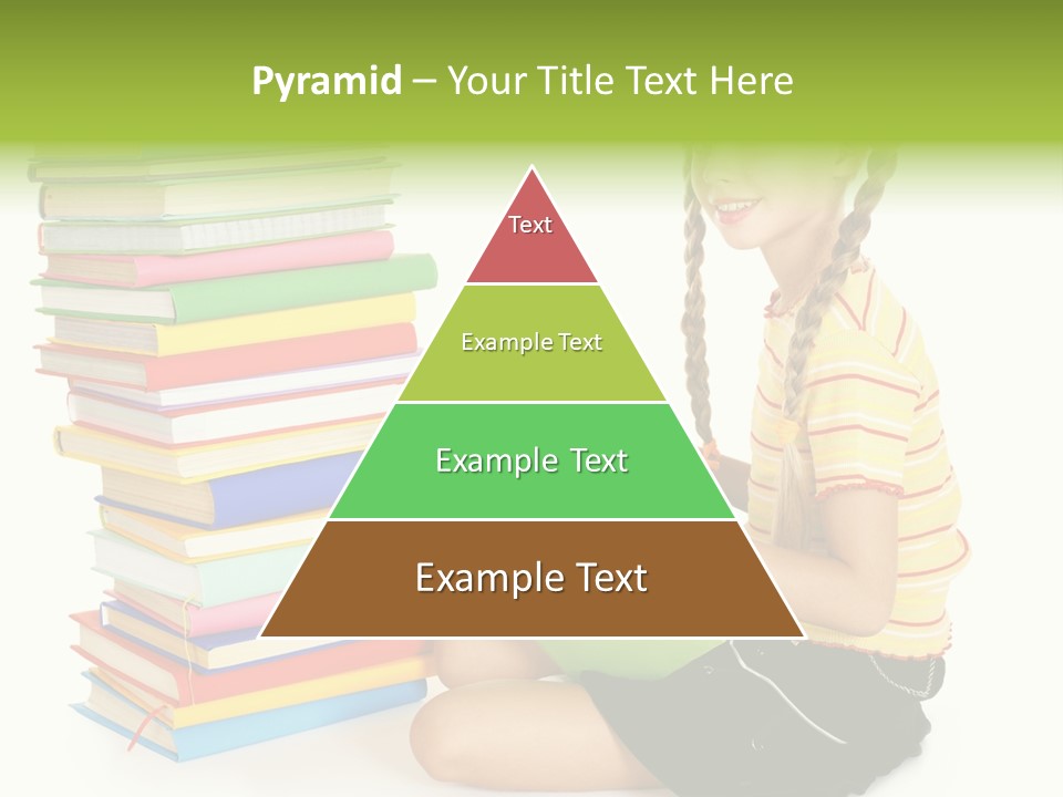 Orange People One Person PowerPoint Template